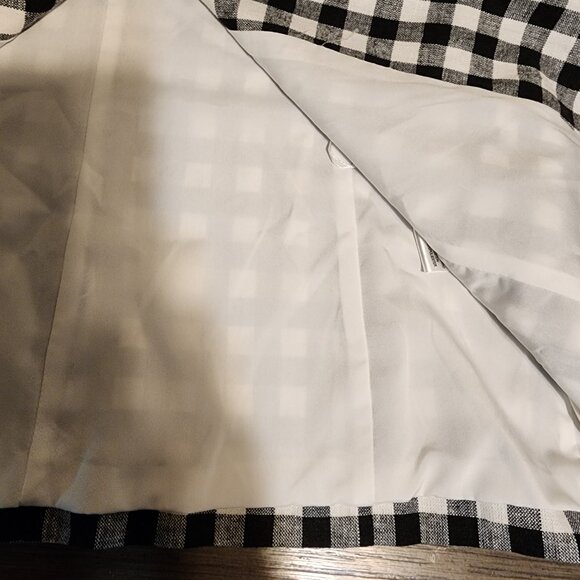 WAYF Gracie Gingham Linen Blend Button-Up Vest Missing Buttons NWT XL - Picture 9 of 11